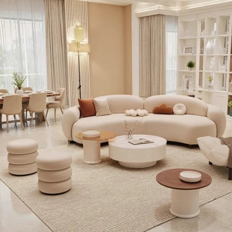 Lazy Classic Living Room Sofas Floor Designer Cushion Comfortable Sofa Elegant Relax Meuble De Salon Furniture Accessories
