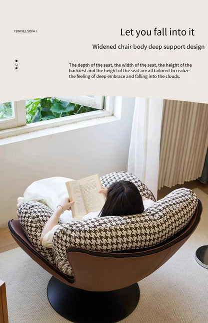 Large Modern Living Room Chairs Swivel Luxury Relaxing Comfy Design Chairs Armchair Lazy Puffs Sedie Da Soggiorno Home Furniture