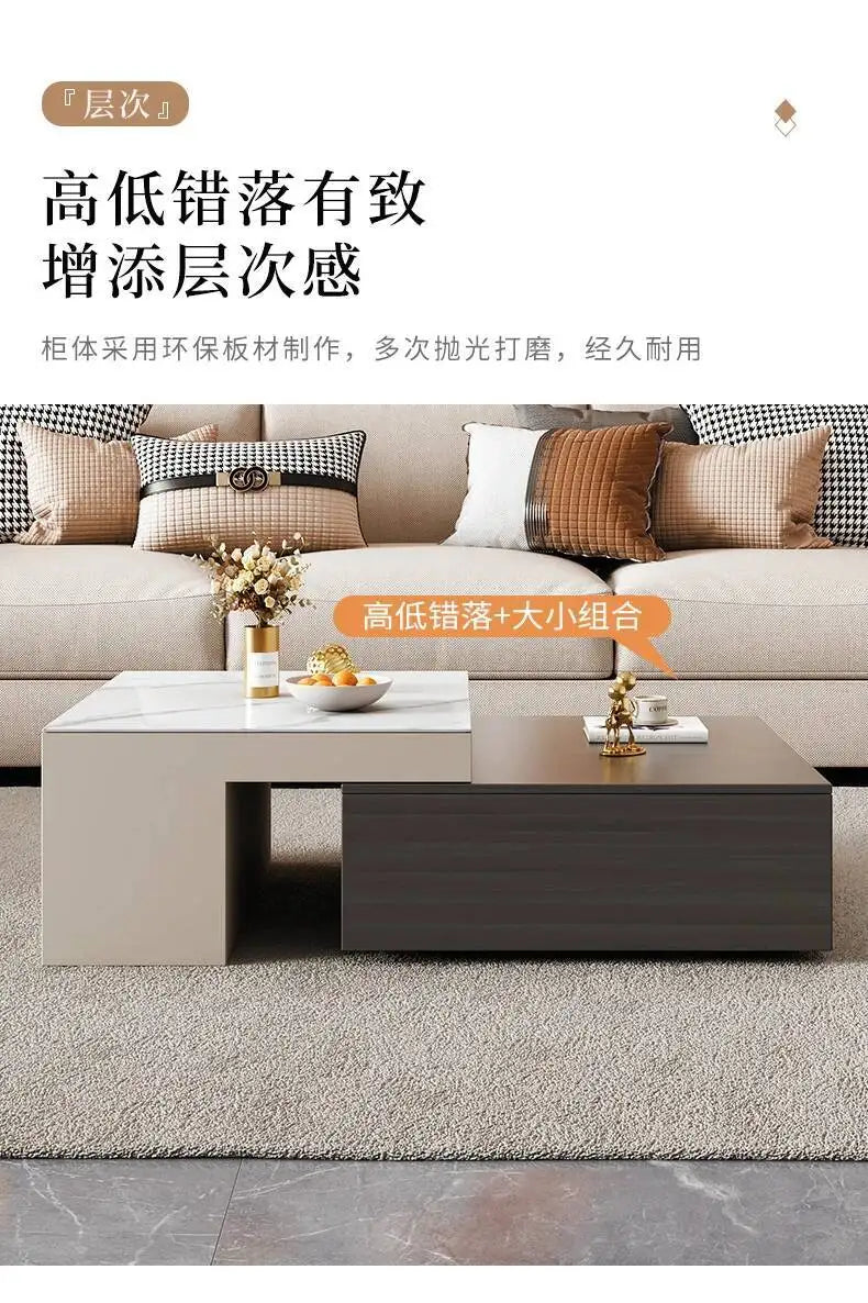 Minimalist Beauty Coffee Tables Italian Rectangular Industrial Trendy Coffee Tables Nordic Classic Mesa De Centro Furniture