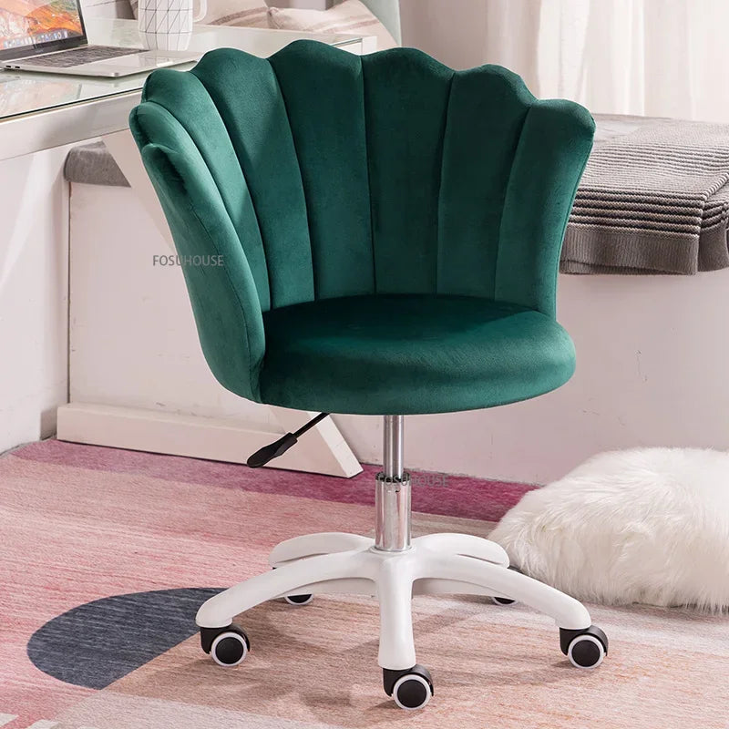Nordic simple Bedroom Computer Chairs Home Backrest Chair Bedroom Swivel Chairs Dormitory Comfortable Sedentary Gaming Chair Z