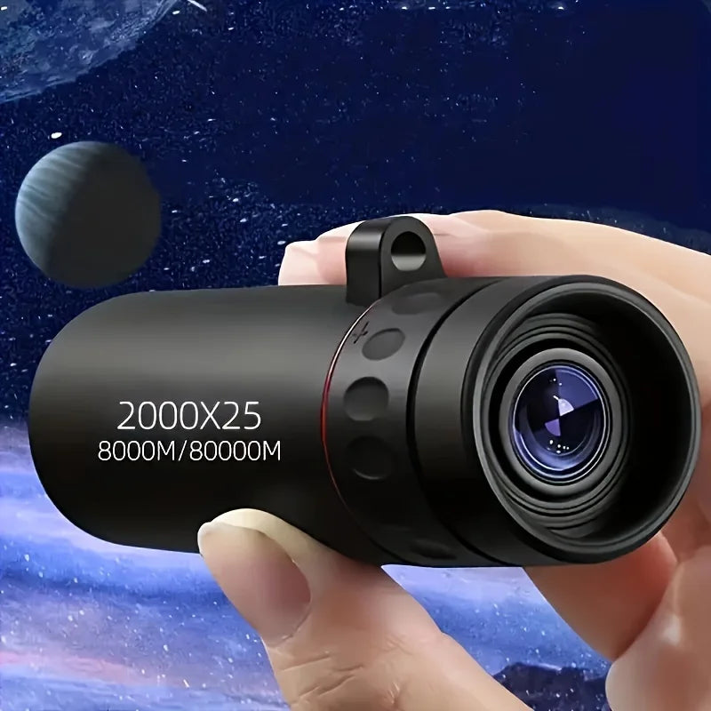 High Magnification HD Monocular Telescope Waterproof Mini Telescope Portable Military Zoom  Scope for Travel Hunting
