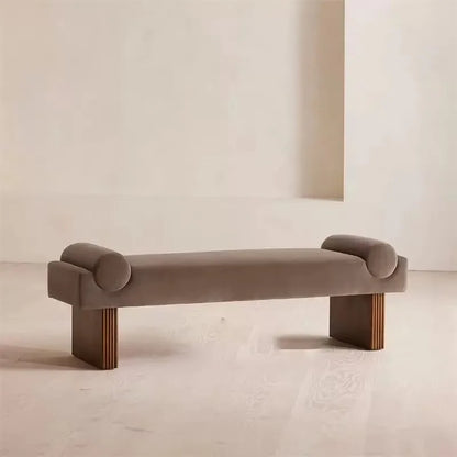 French retro style sofa bench stool living room pedal entrance shoe change stool bedroom bedside stool senior feeling cloakroom