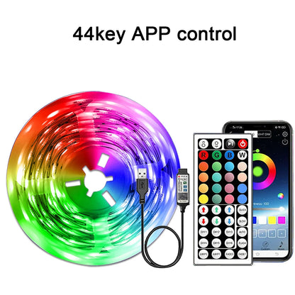RGB LED Strip Lights Music Sync APP Control USB