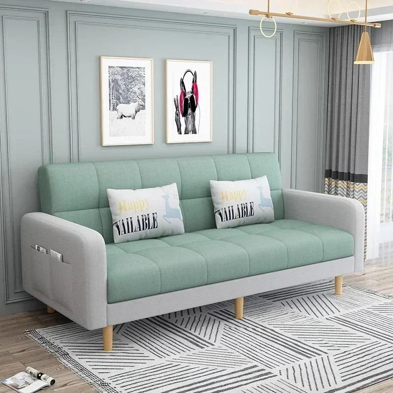 Living room sofa Small-sized folding sofa bed dual-use double-occupancy room bedroom small simple apartment small sofa