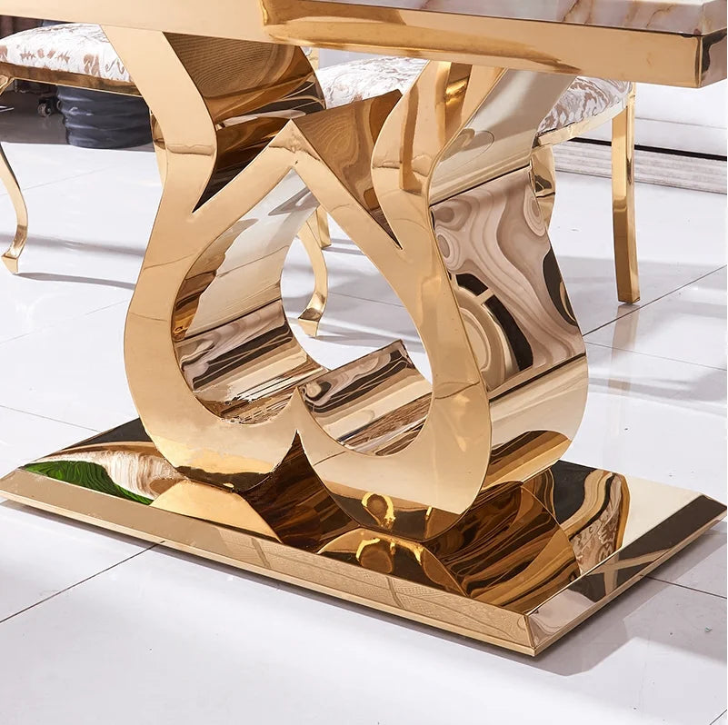 Home Furniture Living Room Luxury Metal Hallway Table Modern Marble Console Table with Mirror CT018