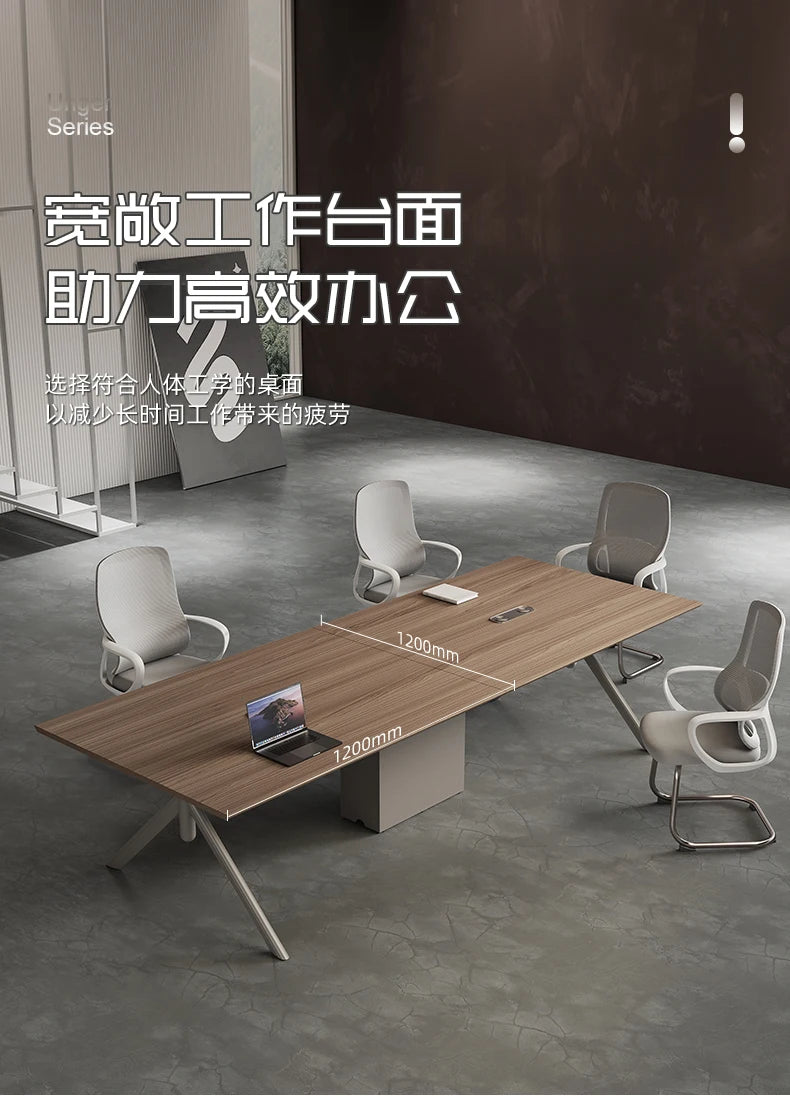 Conference Table Simple Modern Meeting Office Rectangular Business Negotiation Environmental Protection Large And Small Conferen