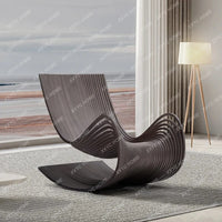 Rocking chair single solid wood recliner balcony leisure home living room bedroom lazy sofa chair