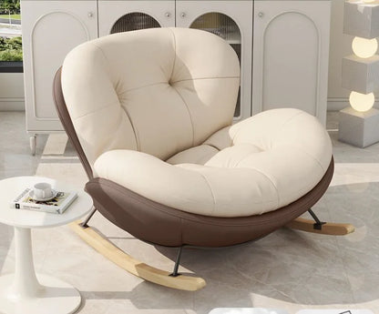 Snail Rocking Chair Large Living Room Chairs Lounge Rocking Nordic Chairs Luxury Modern Throne Ergonomic Sofa Home Furniture
