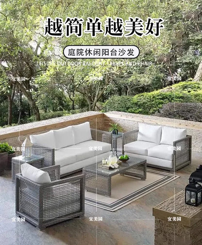 Nordic Lawn Chair Outdoor Sofas Homestay Modern Balcony Garden Sofas Gaming Minimalist Design Furniture Gartenstuhl Lshysf