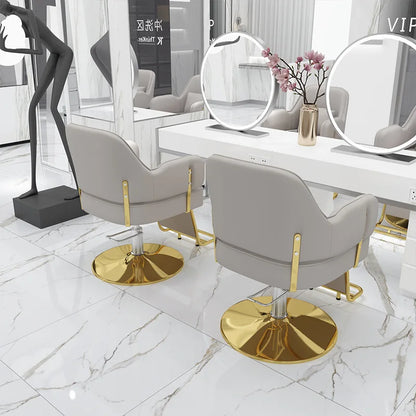 Luxury High Quality Hair Salon Haircut Chair for Beauty Salon Adjustable High Seat Barber Chair Salon