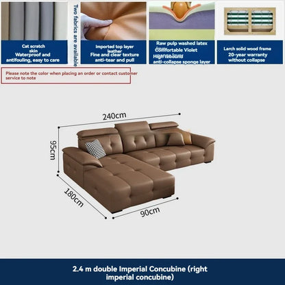 L Shaped Leather Sectional Sofa and Couch For Living Room Italian Oversized Leather Sofa Couches Living Room Furniture