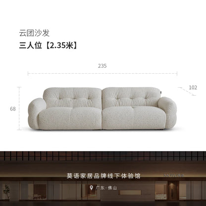 French Cream Style Sofa Modern Simple Living Room Comfortable Trendy Sofas Romantic High Quality Luxury Divano Home Furniture