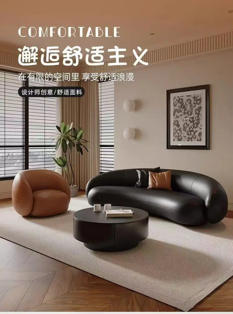 Minimalist Luxury Sofa for Living Room Small Space Lounge Waiting Area Seating