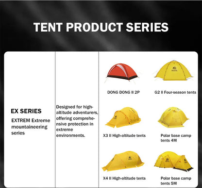 KAILAS STRATUS Ultralight Backpacking Tent 2 Person Double Layer Waterproof Windproof Camping Hiking Survival Tent KT2303102