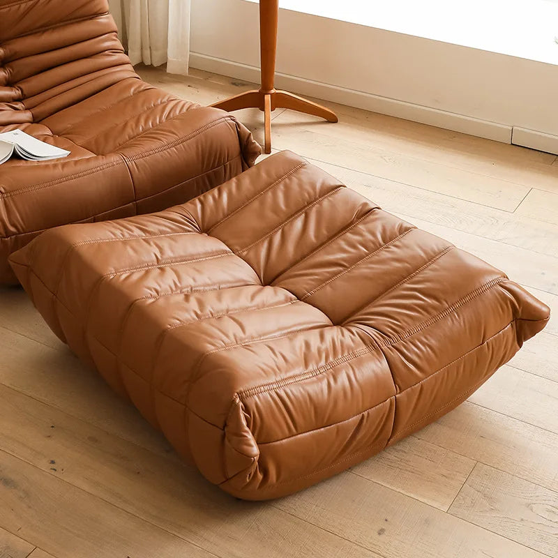 Lazy sofa single leisure chair modern simple technology leather ins