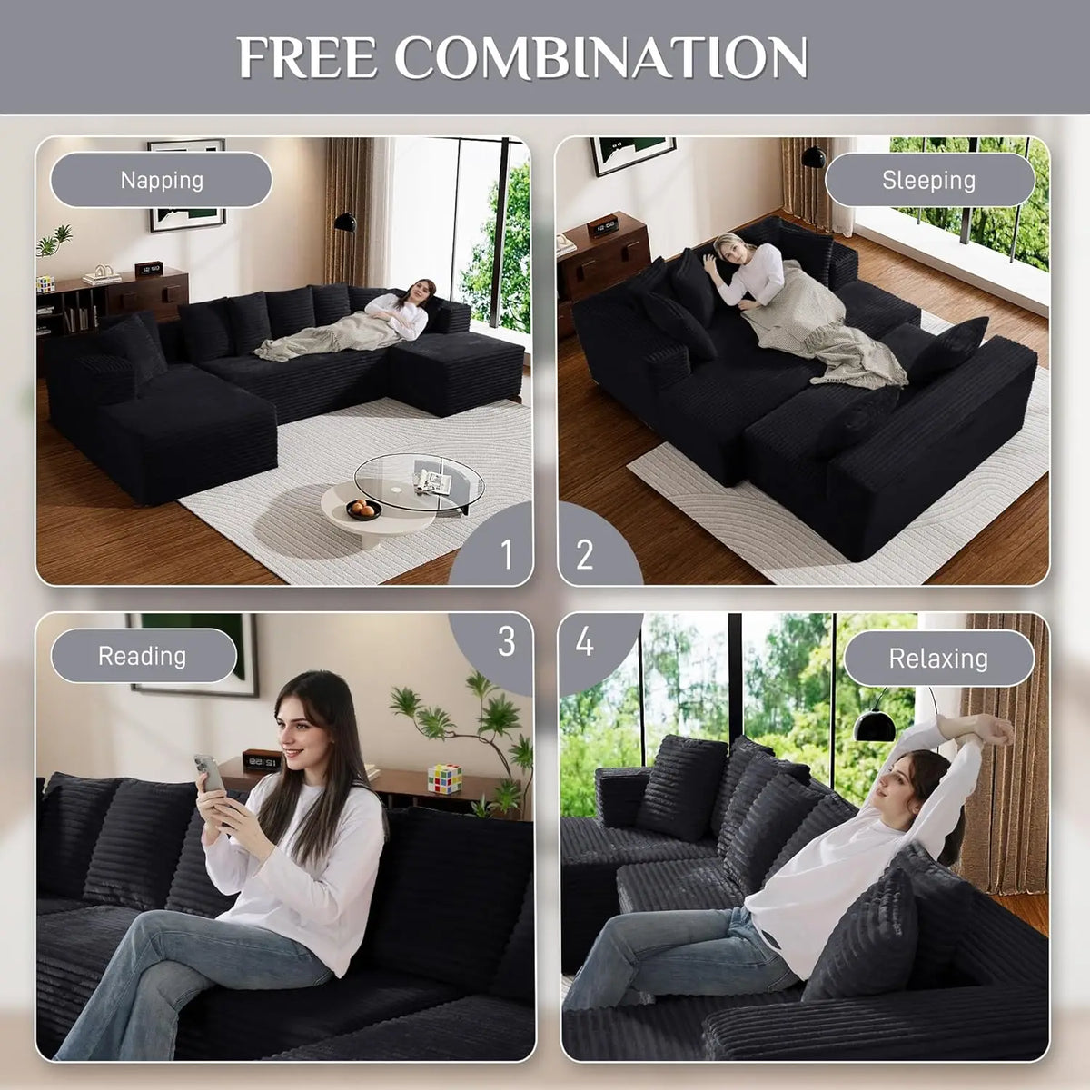 Modular Sectional Sofa, 130