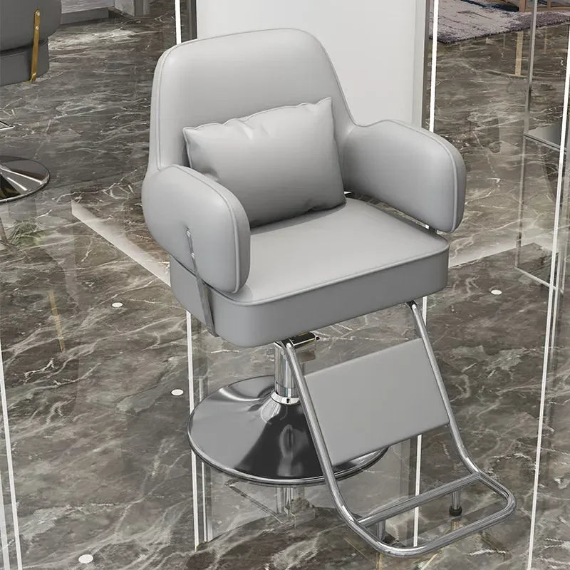 Luxury Barber Chairs Hair Salon Special Liftable Barber Chair Simple Salon Furniture Hairdressing Salon Chairs