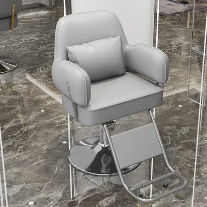 Luxury Barber Chairs Hair Salon Special Liftable Barber Chair Simple Salon Furniture Hairdressing Salon Chairs
