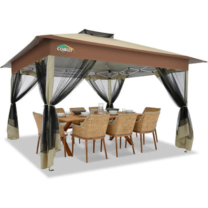 Feet Pop up Gazebo on Clearance - Outdoor pop up Canopy Tent, carpas para Patio, Shelter - Screen Tents with Portable Carry Bag