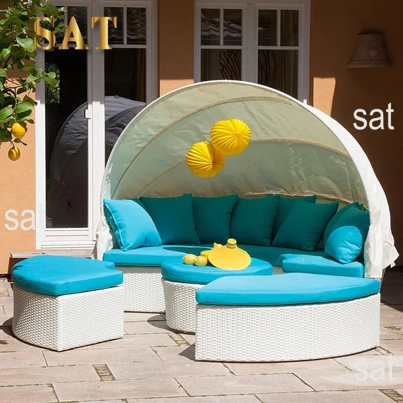 --Factory Price Patio Rattan Furniture Set Garden Outdoor Furniture Garden Rattan Sofa Garden Set