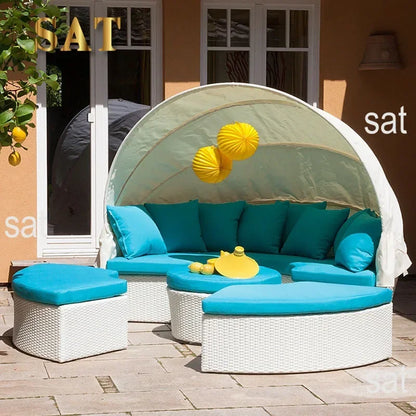 --Factory Price Patio Rattan Furniture Set Garden Outdoor Furniture Garden Rattan Sofa Garden Set