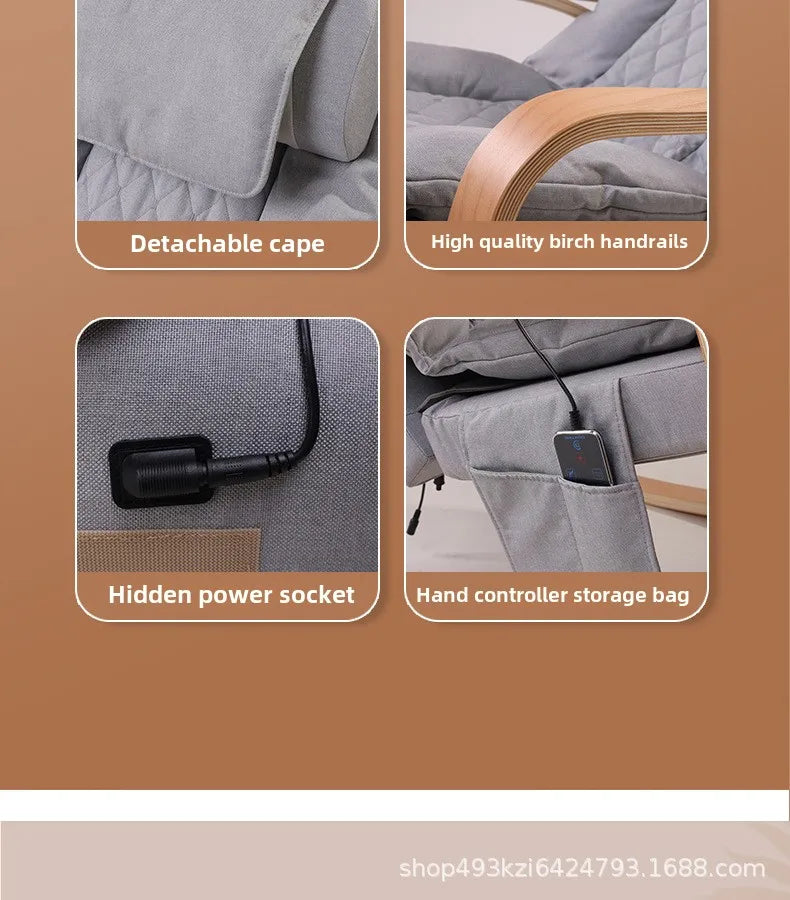 Soft chair household small multi-functional office recliner massage rocking  intelligent  sofa Pedicure  armchair  sillas