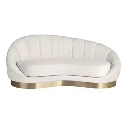 Simple Style Wedding Sofa for Bride and Groom Hot Selling Events Velvet Sofa