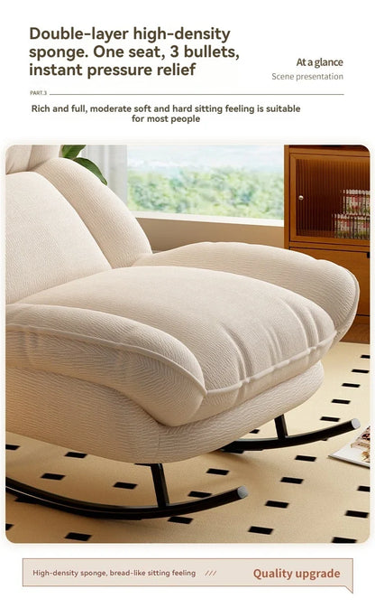 Lazy sofa, rocking chair, lounge chair, balcony, home use leisure chair, reclining or sleeping, living room rocking chair