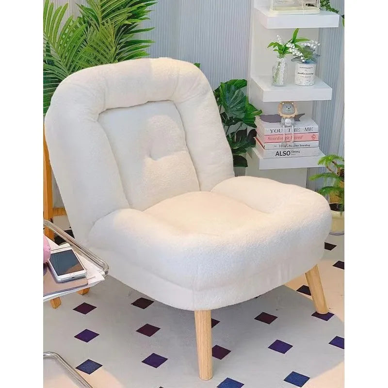 Sofa reclining small sofa single nap leisure chair bedroom reading recliner household simple lazy sofa