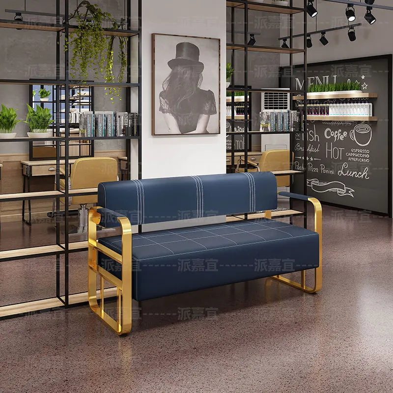 Office reception Small apartment sofa Barber shop Waiting chair Rental house Clothing beauty