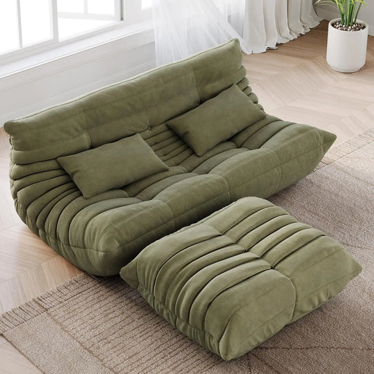 Single seat caterpillar sofa, stylish and luxurious, suitable for use in living rooms, bedrooms, hotels, and shopping malls