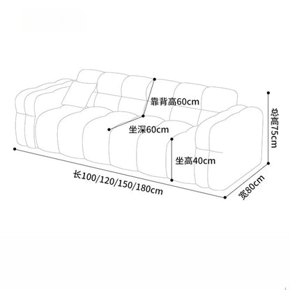 Plush Lounge Sofas Comfortable Minimalist Large Soft Sofa Apartment Romantic Elegant Sedie Da Soggiomo House Accessories