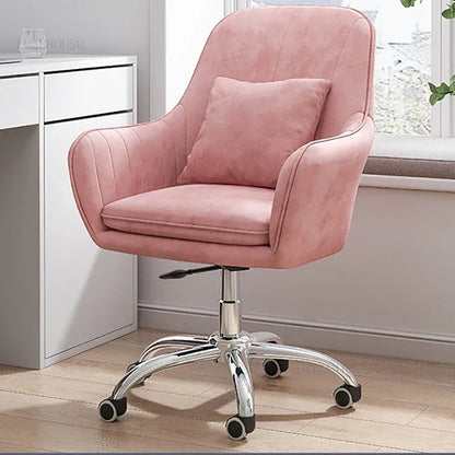 Modern Backrest Computer Chair Nordic Home Office Chairs Lift Swivel Armchair Soft Cushion Game Chair Creative Office Furniture