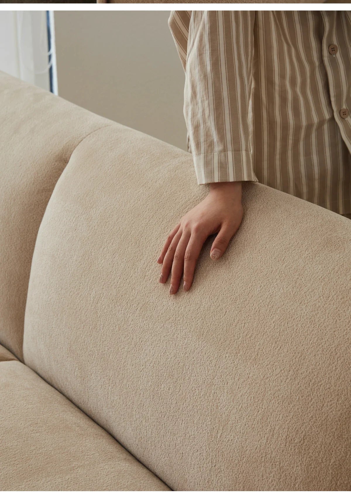 hh Fabric single sofa living room modern simple new small apartment lazy leisure sofa chair