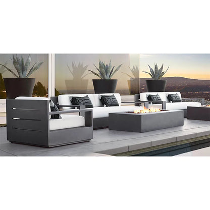 New Design Patio Outdoor Furniture Sofa Set Large Aluminum Outdoor Garden Sofa Terrace Furniture Outdoor
