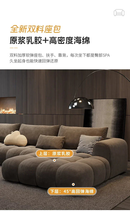 Relaxing Fancy Sofa Cheap Stretch Brown Floor Recliner Sofa Puffs Sectional Juego De Muebles Para Sala Living Room Furniture