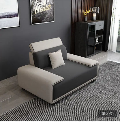 a55 Luxury Sectional Sofas Chaise Longue Bed Italian Modern Sofa Living Room Armchair Muebles Para El Hogar Home Furniture