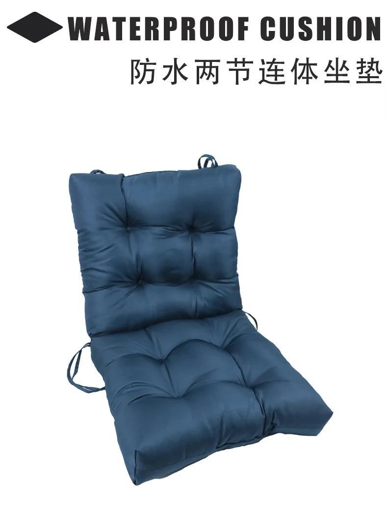 Porch Swing Cushion 2-3 Seater Waterproof Overstuffed Bench Cushion for Porch,Patio,Outdoor,Backyard and Garden 53x53x10cm