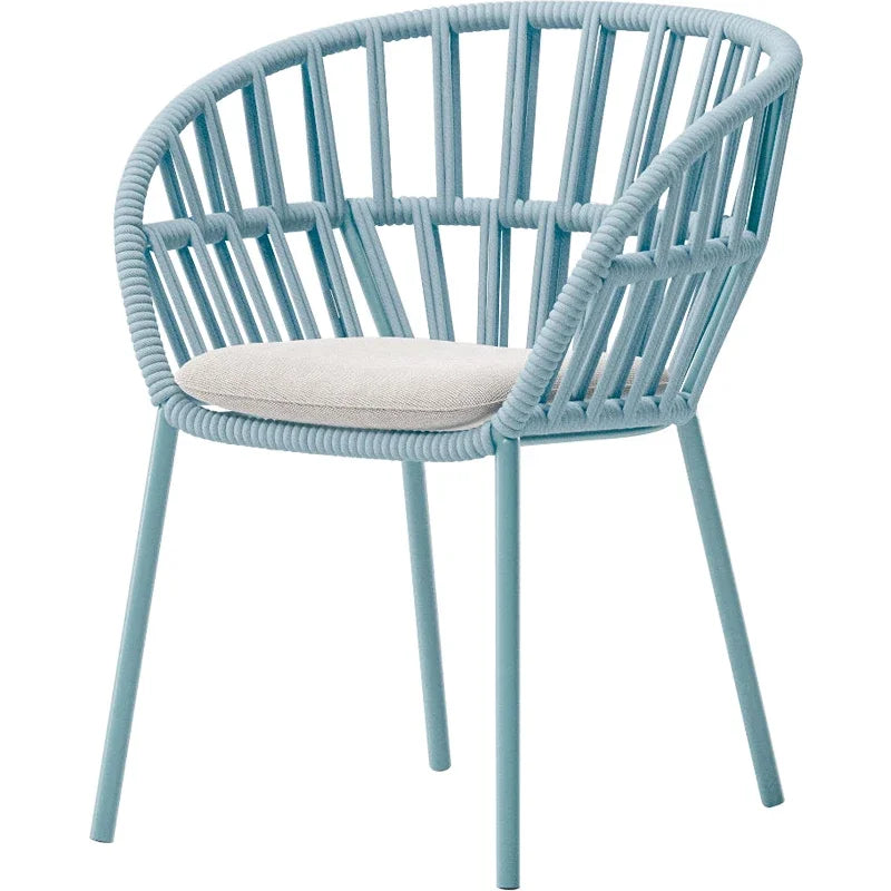 Natural Outdoor Garden Furniture Sets Retro Rattan Waterproof Nordic Garden Furniture Sets Backyard Italian Mueble Decorations