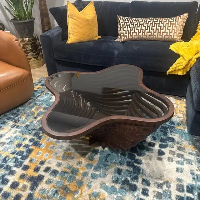 Nordic Simple Solid Wood Coffee Tables Modern Living Room Furniture Round Coffee Table Designer Special-shaped Office Side Table
