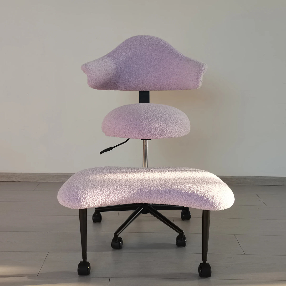 Cross Legged Chair - Meditation Chair With Wheels  ADHD Chair Height Adjustable Seat  Adjustable Footstool