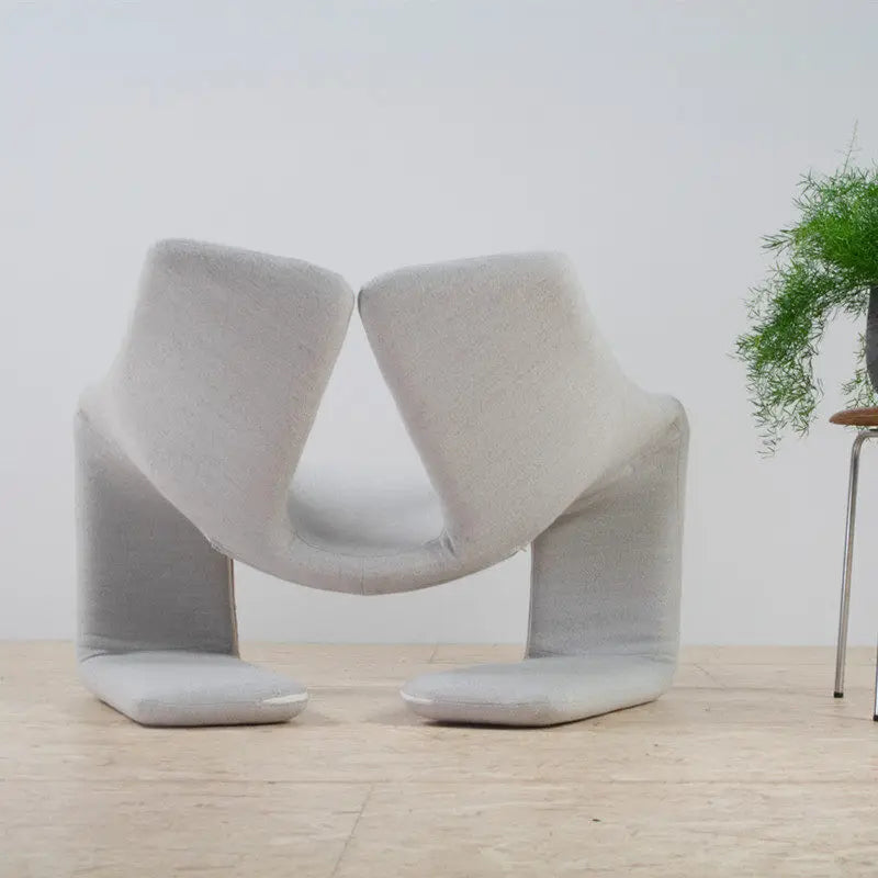 Creative fabric leisure single chair FRP special-shaped hotel leisure chair