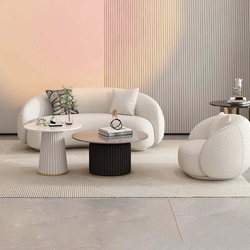 Corner Designer Living Room Sofas White Puffs Cute Relaxing Outdoor Sofa Patio Floor Sofa Garden Air Divano Balcony Furniture