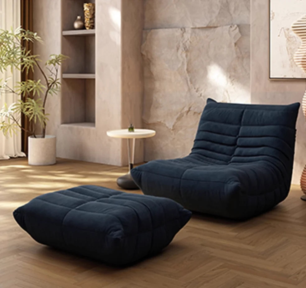 Vacuum compression sofa Full sponge Internet celebrity Caterpillar lazy Compressino sofa Balcony single chair
