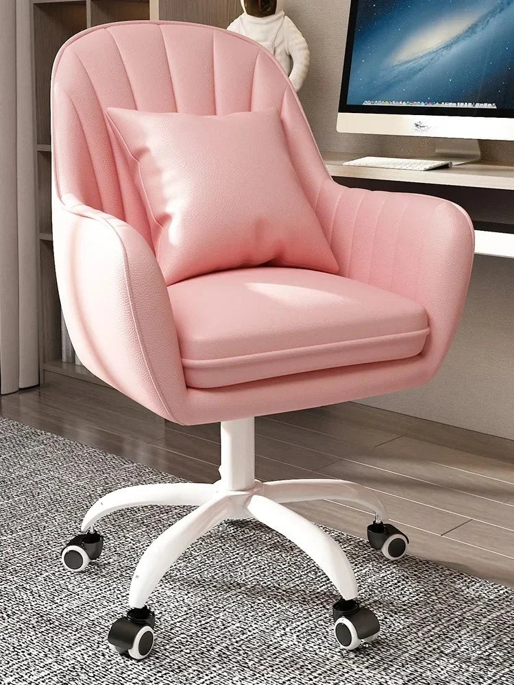 Leisure Bedroom Student Dormitory Computer Chair Home Furniture Backrest Office Chairs Front Desk Hotel Lifting Swivel Armchair