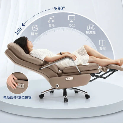 Luxurious Boss Office Chairs Armchair Relaxing Comfort Modern Office Chairs Recliner Sedentary Office Furniture Bureaustoel LLOC