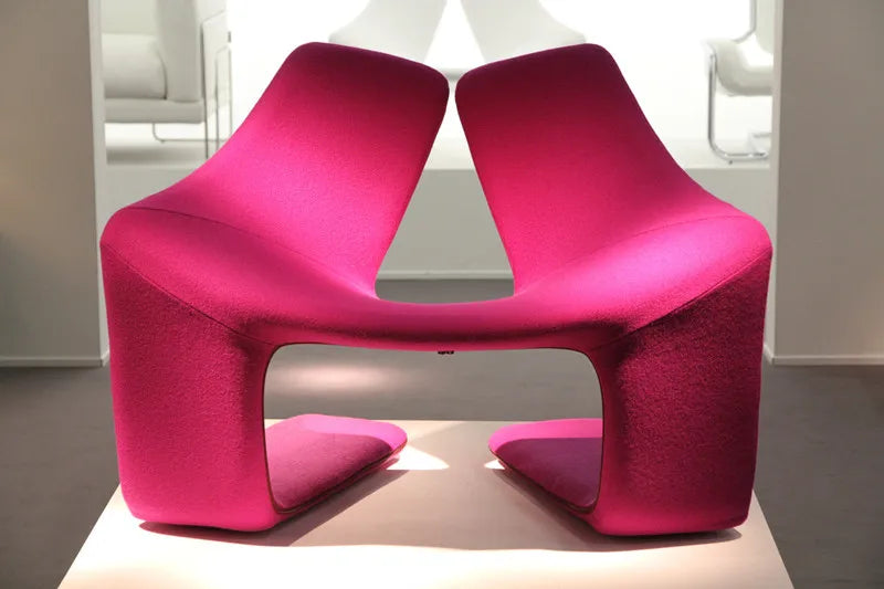Creative fabric leisure single chair FRP special-shaped hotel leisure chair