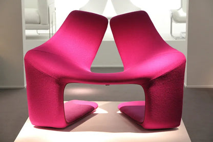 Creative fabric leisure single chair FRP special-shaped hotel leisure chair