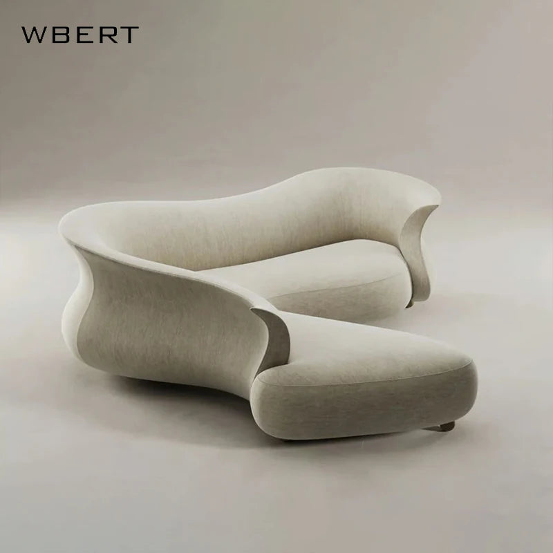 Wbert Nordic Design Master New Product Set Of Personality Art Sofa For Hotel Villa Lobby Curved Reception And Leisure Use