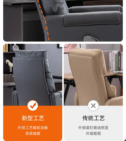 Armchair Ergonomic Office Chairs Meeting Boss Modern Recliner Office Chair Swivel Adjustable Office Furniture Silla Oficina LLOC